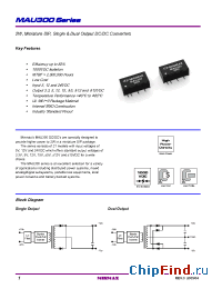 Datasheet MAU326 manufacturer Minmax