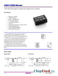 Datasheet MIW1013 manufacturer Minmax