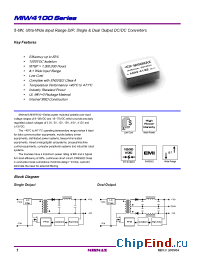 Datasheet MIW4100 manufacturer Minmax