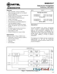 Datasheet MH88435AD-PI manufacturer Mitel