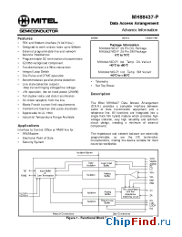 Datasheet MH88437AD-PI manufacturer Mitel