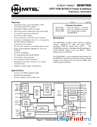 Datasheet MH89790BS manufacturer Mitel