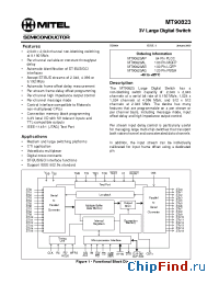 Datasheet MT90823 manufacturer Mitel