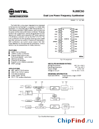 Datasheet NJ88C50 производства Mitel