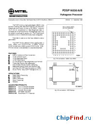 Datasheet PDSP16330B manufacturer Mitel