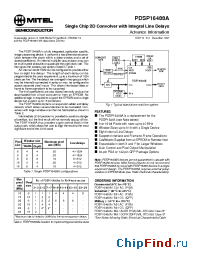 Datasheet PDSP16488A manufacturer Mitel