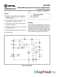 Datasheet SATURN manufacturer Mitel