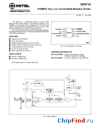 Datasheet SP8714IGMPAS manufacturer Mitel