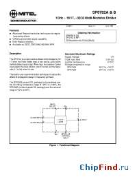 Datasheet SP8782 manufacturer Mitel