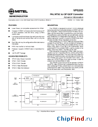 Datasheet VP520S производства Mitel