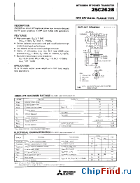 Datasheet 2SC2628 manufacturer Mitsubishi