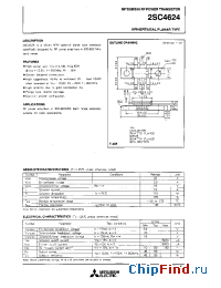 Datasheet 2SC4624 manufacturer Mitsubishi