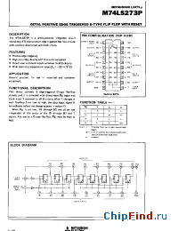 Datasheet 74273 manufacturer Mitsubishi