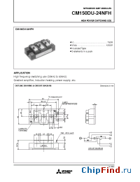 Datasheet CM150DU-24NFH manufacturer Mitsubishi