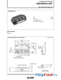 Datasheet CM150E3U-24F manufacturer Mitsubishi