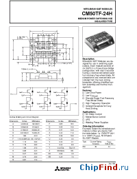 Datasheet CM50TF-24H manufacturer Mitsubishi