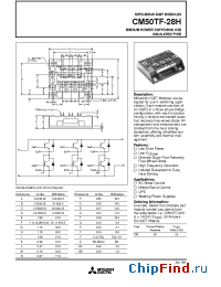 Datasheet CM50TF-28H manufacturer Mitsubishi