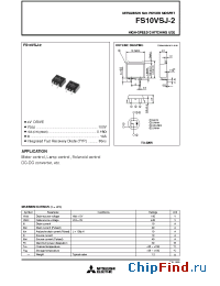 Datasheet FS10VSJ-2 manufacturer Mitsubishi