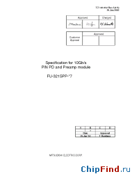 Datasheet FU-321SPP-W7 manufacturer Mitsubishi