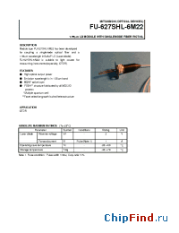 Datasheet FU-627SHL-6M22 manufacturer Mitsubishi