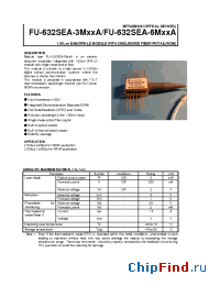 Datasheet FU-632SEA-3M19A manufacturer Mitsubishi