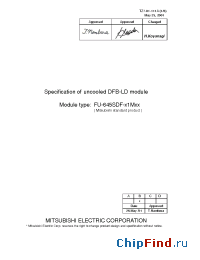 Datasheet FU-645PDF-V1M1B manufacturer Mitsubishi