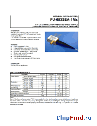 Datasheet FU-653SEA-1M1/2/3/4 manufacturer Mitsubishi