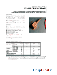 Datasheet FU-68PDF-510M21B manufacturer Mitsubishi