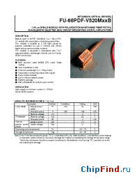 Datasheet FU-68PDF-520M13B manufacturer Mitsubishi