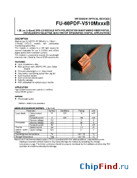 Datasheet FU-68PDF-V510M121B manufacturer Mitsubishi