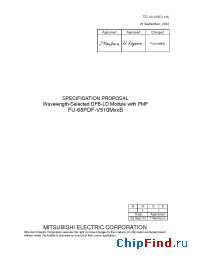 Datasheet FU-68PDF-V510M75B manufacturer Mitsubishi