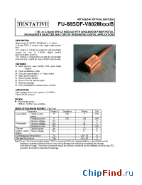 Datasheet FU-68SDF-V802M104B manufacturer Mitsubishi