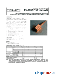 Datasheet FU-68SDF-V810M128B manufacturer Mitsubishi