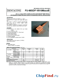 Datasheet FU-68SDF-V810M141B manufacturer Mitsubishi