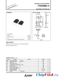 Datasheet FX50SMJ-2 manufacturer Mitsubishi