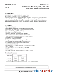 Datasheet M2S12D30TP-10 manufacturer Mitsubishi