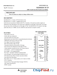 Datasheet M2S56D30TP-10 manufacturer Mitsubishi