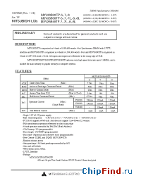 Datasheet M2V28S20TP-6 manufacturer Mitsubishi