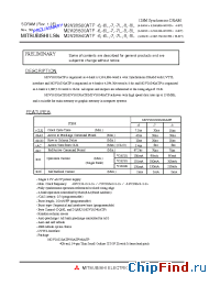 Datasheet M2V28S30ATP-8L manufacturer Mitsubishi