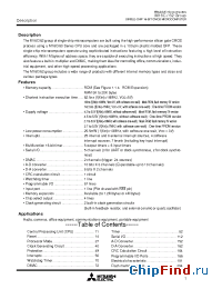 Datasheet M30620ECFP manufacturer Mitsubishi