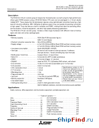 Datasheet M30802MC-XXXGP производства Mitsubishi