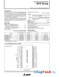 Datasheet M34570MD производства Mitsubishi