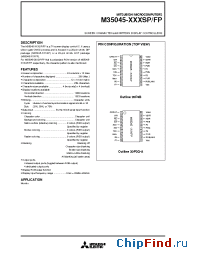 Datasheet M35045-086SP manufacturer Mitsubishi