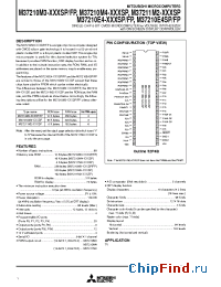 Datasheet M37210M3-902SP производства Mitsubishi