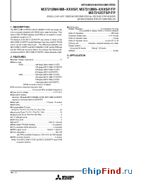 Datasheet M37212M4 manufacturer Mitsubishi