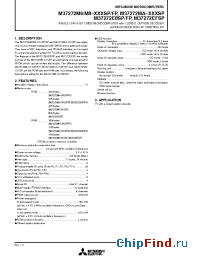 Datasheet M37272M8-183SP manufacturer Mitsubishi