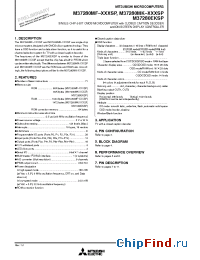 Datasheet M37280MK-206SP производства Mitsubishi