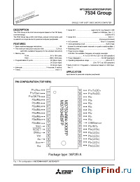 Datasheet M37534E4FP manufacturer Mitsubishi