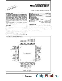 Datasheet M37733M4L manufacturer Mitsubishi