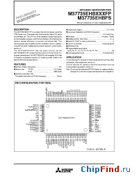 Datasheet M37735EHBFS manufacturer Mitsubishi